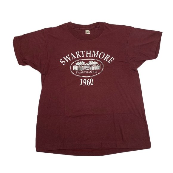 Screen Stars Other - Vintage 80s Mens Swarthmore College T-Shirt